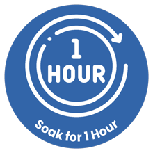Soak for 1 Hour